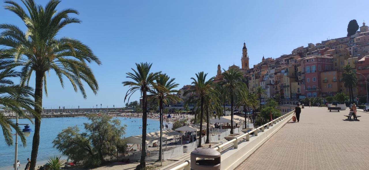 Superbe Appartement 2 Pieces A 2 Pas De La Plage,Dans La Vieille Ville Мантон Екстер'єр фото